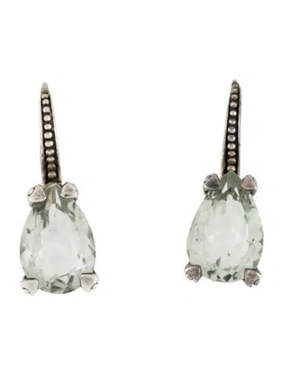 Pre-owned Stephen Dweck Stone Drop Earrings In Multi