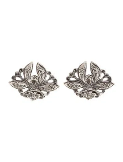 Pre-owned Stephen Dweck Vintage Clip-on Earrings In Multi