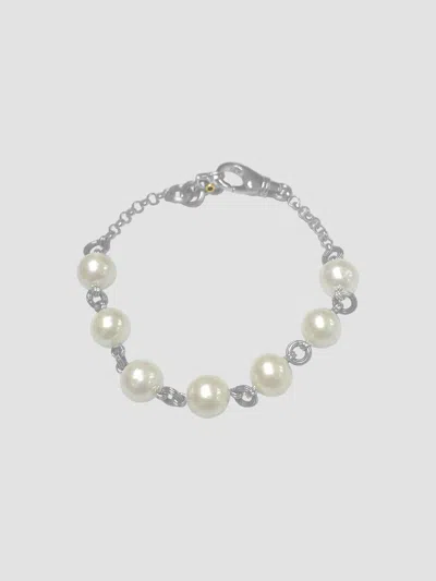 Stephen Dweck Women's Sterling Silver, Cultured Freshwater Pearl & 0.03 Tcw Diamond Bracelet