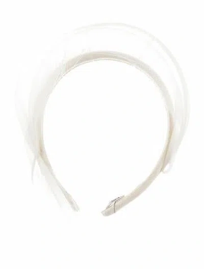 Pre-owned Stephen Jones Millinery Headband W/tags In White