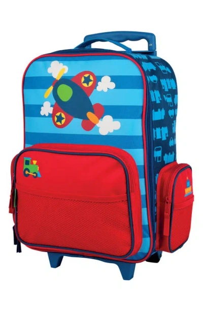 Stephen Joseph Kids' 18-inch Rolling Suitcase In Blue