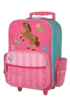 Stephen Joseph Kids' 18-inch Rolling Suitcase In Pink