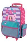 Stephen Joseph Kids' 18-inch Rolling Suitcase In Princess