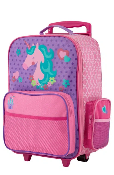 Stephen Joseph Kids' 18-inch Rolling Suitcase In Pink