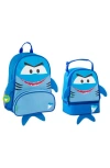 Stephen Joseph Shark Sidekick Backpack & Lunch Pal In Shark