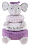 Stephen Joseph Stacking & Nesting Animal Toy In Gray