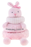 Stephen Joseph Stacking & Nesting Animal Toy In Pink