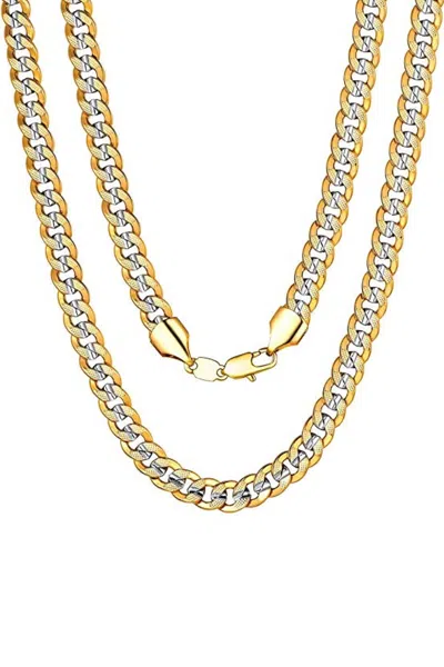 Stephen Oliver 18k Gold & Silver Two Tone Necklace