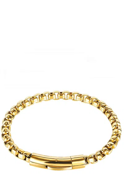 Stephen Oliver 18k Gold Woven Link Magnetic Clasp Bracelet