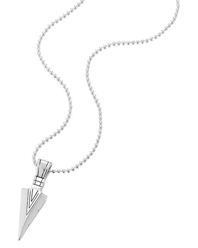 Stephen Oliver 18k Plated Necklace In Silver