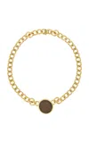 Stephen Russell Vintage 18k Gold Bulgari Monete Necklace In Yellow