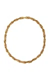 Stephen Russell Vintage 18k Yellow Gold Figaro Necklace
