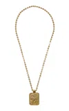 Stephen Russell Vintage Fred 18k Yellow Gold; Diamond Aries Zodiac Pendant