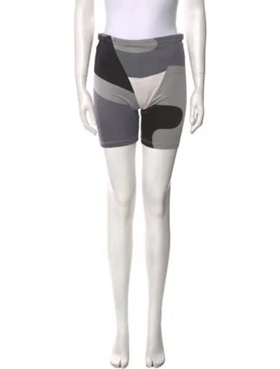 Pre-owned Stephen Sprouse 1980's Mini Shorts In Gray