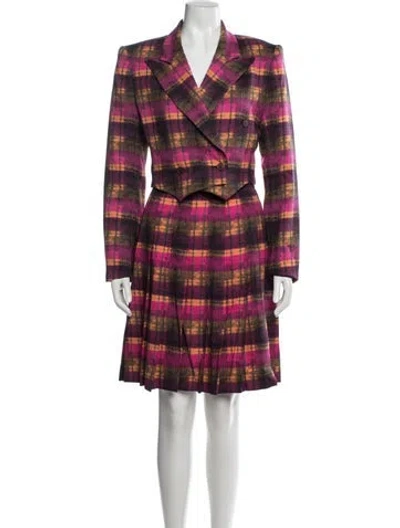 Pre-owned Stephen Sprouse Vintage 1980's Skirt Suit In Multi