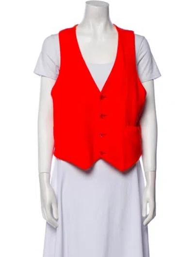 Pre-owned Stephen Sprouse Vintage 1980's Vest In Orange