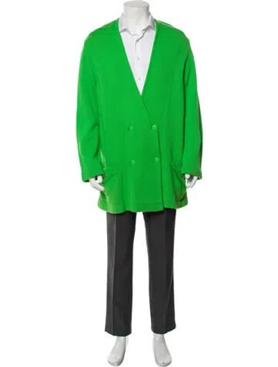 Pre-owned Stephen Sprouse Vintage 1985 Cardigan In Green