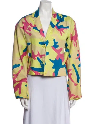 Pre-owned Stephen Sprouse Vintage 1988 Blazer In Neutral