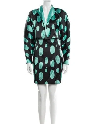 Pre-owned Stephen Sprouse Vintage Late 1980's - Early 1990's Skirt Suit In Multi