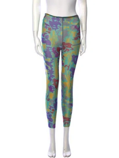 Pre-owned Stephen Sprouse Vintage Skinny Leg Pants In Burgundy