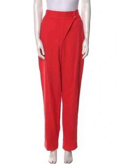 Pre-owned Stephen Sprouse Vintage Straight Leg Pants In Orange