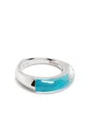 Stephen Webster 18k White Gold Shard Stack Ring In Silver