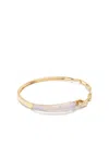 Stephen Webster 18kt Yellow Gold Slimline Shard Opal Diamond Bracelet In Gold
