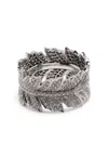 Stephen Webster 18kt White Gold Magnipheasant Band Diamond Ring In Silver