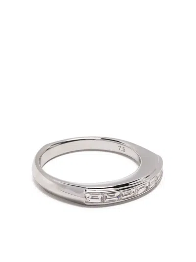 Stephen Webster 18kt White Gold Stack Diamond Ring In Silver