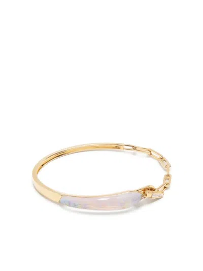 Stephen Webster 18kt Yellow Gold Slimline Shard Opal Diamond Bracelet