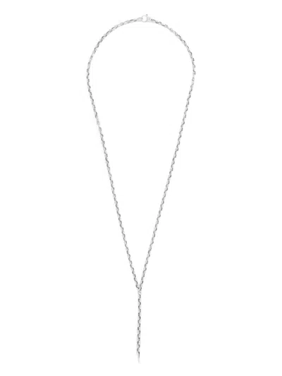 Stephen Webster Classic Thorn Lariat Necklace In Silver