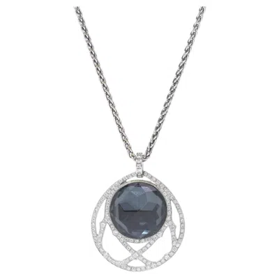 Pre-owned Stephen Webster Crystal Haze 18kt White Gold Diamond Necklace