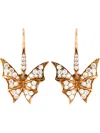 Stephen Webster Diamond Wing Earrings In Metallic
