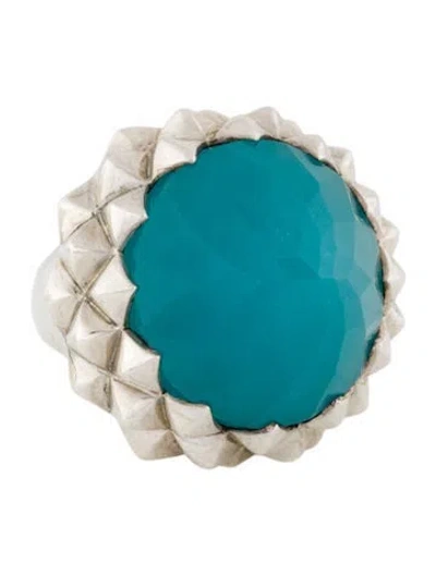 Pre-owned Stephen Webster Dyed Jadeite Superstud Ring In Multi