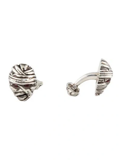 Pre-owned Stephen Webster Garnet Mummy Cufflinks In Multicolor