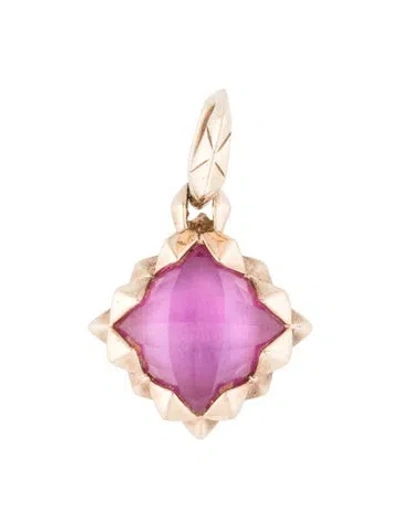 Pre-owned Stephen Webster Mother Of Pearl & Quartz Doubet Pendant In Multi