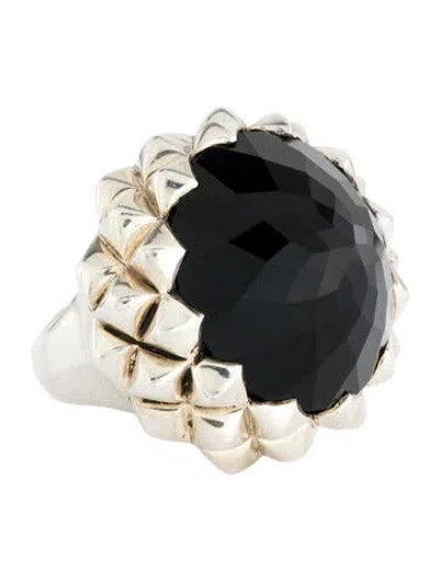 Pre-owned Stephen Webster Onyx Superstud Cocktail Ring In Multi