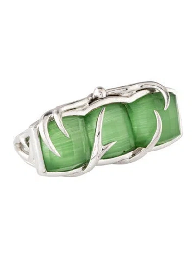 Pre-owned Stephen Webster Quartz & Glass Doublet Two Finger Ring In Multicolor