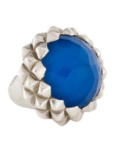 Pre-owned Stephen Webster Quartz Doublet Superstud Cocktail Ring In Multi