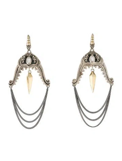 Pre-owned Stephen Webster Quartz Shark Jaw Drop Earrings In Multicolor