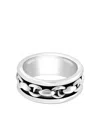 STEPHEN WEBSTER SILVER THORN ADDICTION LINK RING