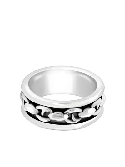 STEPHEN WEBSTER SILVER THORN ADDICTION LINK RING