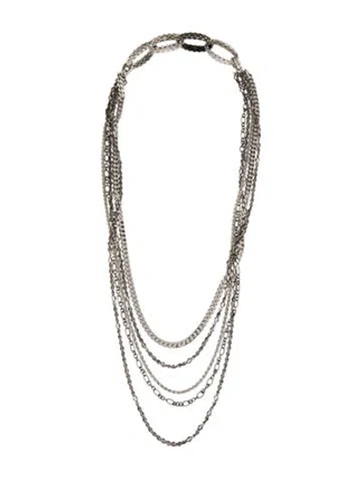 Pre-owned Stephen Webster Superstud Multistrand Chain Necklace, 34"