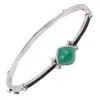 Stephen Webster Superstud Silver Black Sapphire Chrysoprase And Quartz Bangle In Multi