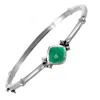 Stephen Webster Superstud Silver Quartz And Chrysoprase Bangle Bracelet In Multi