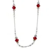 Stephen Webster Superstud Womens Silver Coral And Quartz Necklace In Multi