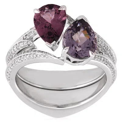 Stephen Webster Thorn Embrace Duo Band Rings In Multi
