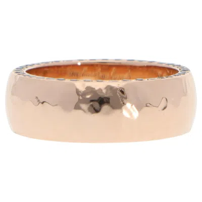 Pre-owned Stephen Webster Vintage  Black Diamond Band In Rose Gold In Red