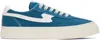 Stepney Workers Club Dellow S-strike Panelled Lace-up Trainers In Blue