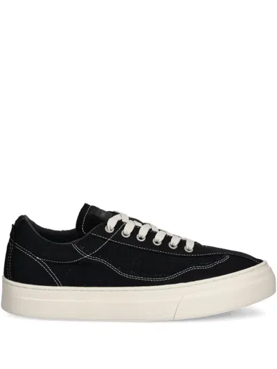 Stepney Workers Club Contrast-stitching Sneakers In Black